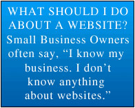 small business success from free website advice and Internet help